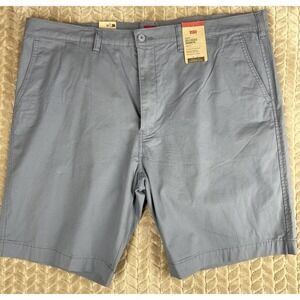 Levi's XX Chino‎ Shorts 42 X 9 Blue Men Waterless Stretch NWT